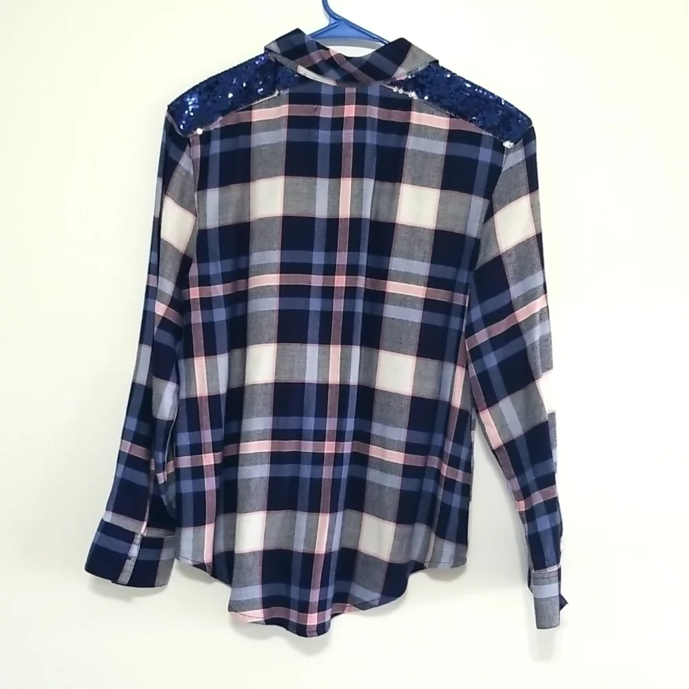 Size 18/20 JUSTICE button down shirt​​​​​​